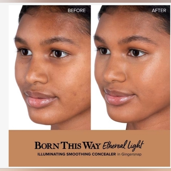 Too Faced Born This Way Light Illuminating Smoothing Concealer "Gingersnap" NIB - Picture 4 of 6